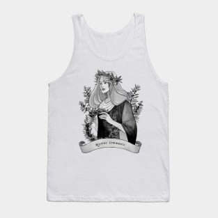 Witchy Herbarium, Myrtle Tank Top